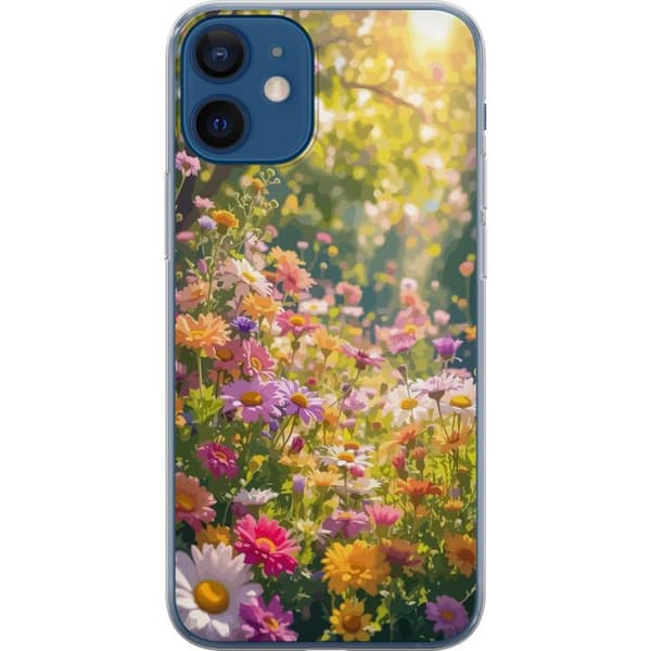 Kompatibelt Mobilskal till Apple iPhone 12 Floral Pattern