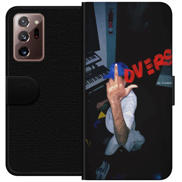 Samsung Galaxy Note20 Ultra Tegnebogsetui Kærlighed Mystik Design Romantisk Motiv Populært Grafisk Mønster Mode Stil