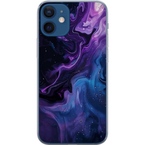 Kompatibelt Mobildeksel til Apple iPhone 12 mini Kosmisk marmoryta