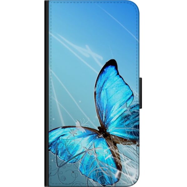 Samsung Galaxy Note10+ Lompakkokotelo Perhonen