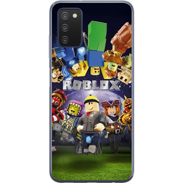 Samsung Galaxy A03s Gennemsigtig cover Roblox Verden - Gaming Eventyr for Børn og Unge