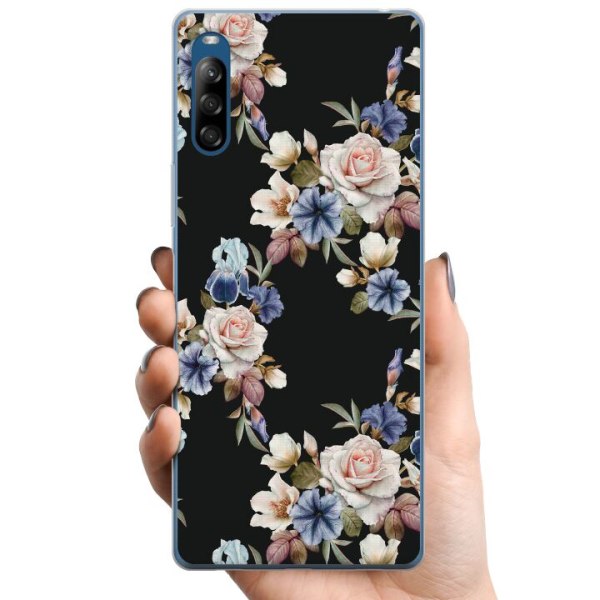 Sony Xperia L4 TPU Mobilcover Blomster