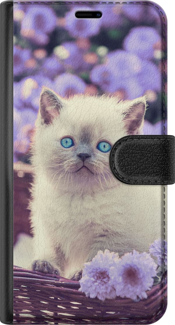 Kompatibelt Lommeboketui til Xiaomi Redmi 10C Katt