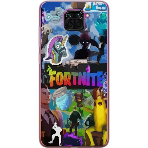 Xiaomi Redmi Note 9 Gjennomsiktig deksel Fortnite