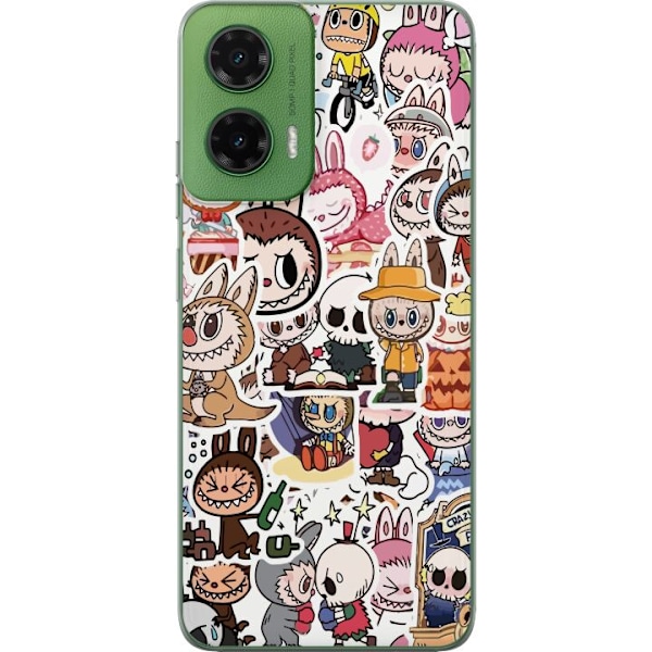 Motorola Moto G35 Genomskinligt Skal Labubu All-Stars – POP