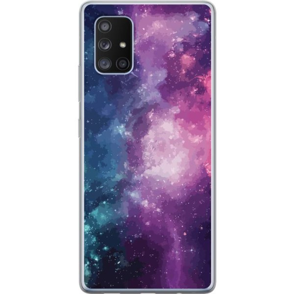 Samsung Galaxy A71 5G Genomskinligt Skal Nebula