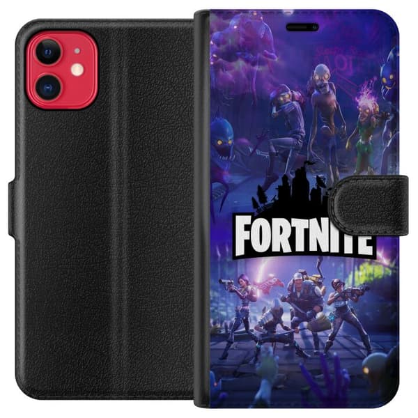 Kompatibel Tegnebogsetui til Apple iPhone 11 Fortnite