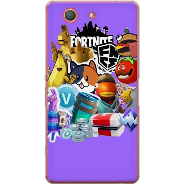 Sony Xperia Z3 Compact Gjennomsiktig deksel Fortnite