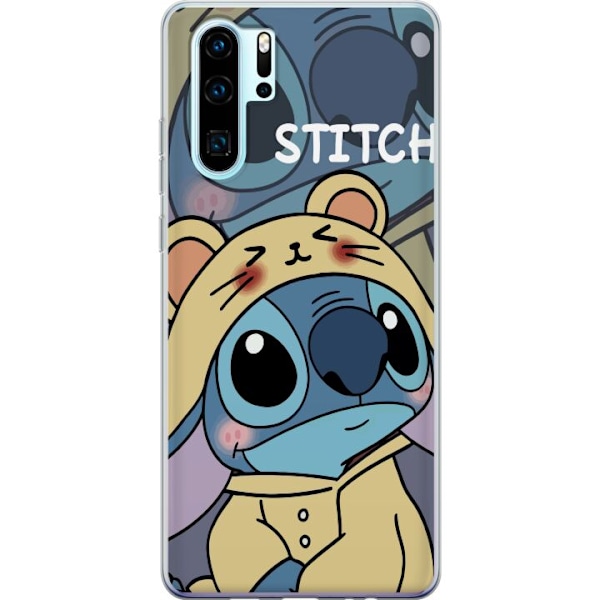 Huawei P30 Pro Genomskinligt Skal Stitch