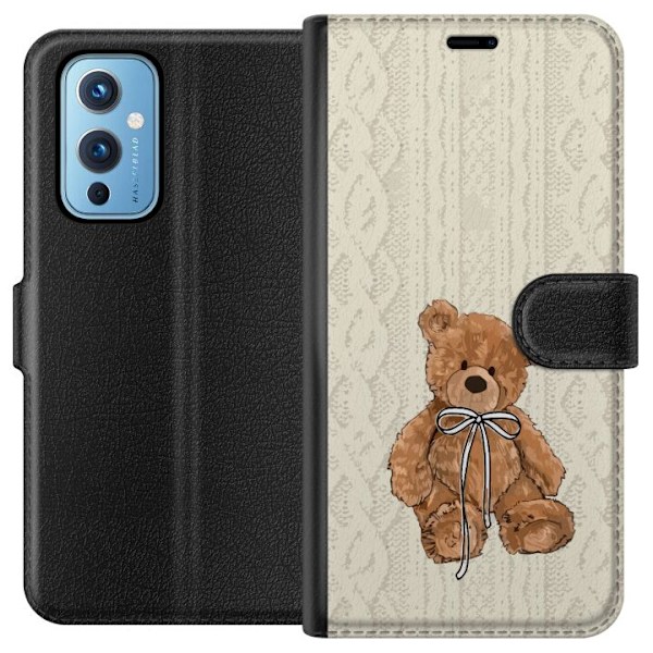 OnePlus 9 Lommeboketui Liten Bamse – klassisk bamse i enkel