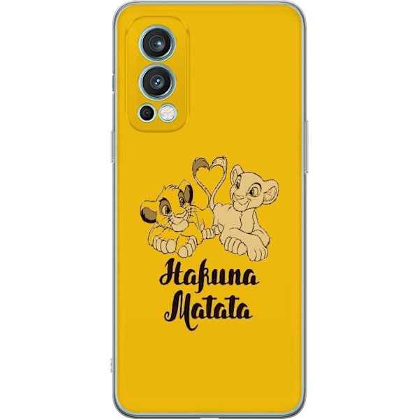 OnePlus Nord 2 5G Läpinäkyvä kuori Hakuna Matata