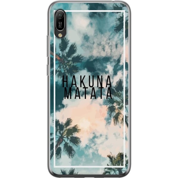 Huawei Y6 Pro (2019) Gennemsigtig cover Hakuna Matata