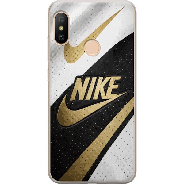 Xiaomi Redmi 6 Pro Läpinäkyvä kuori Nike