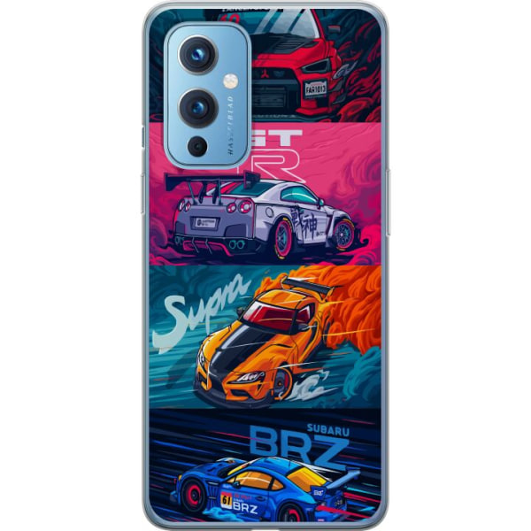 OnePlus 9 Gennemsigtig cover Subaru Racing