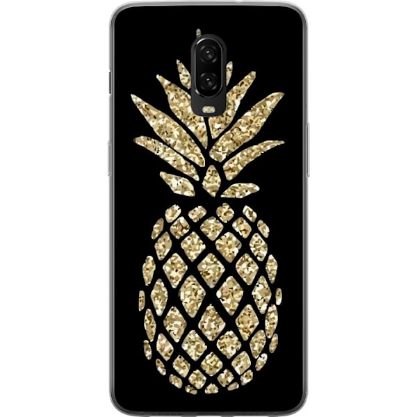 OnePlus 6T Gjennomsiktig deksel Ananas