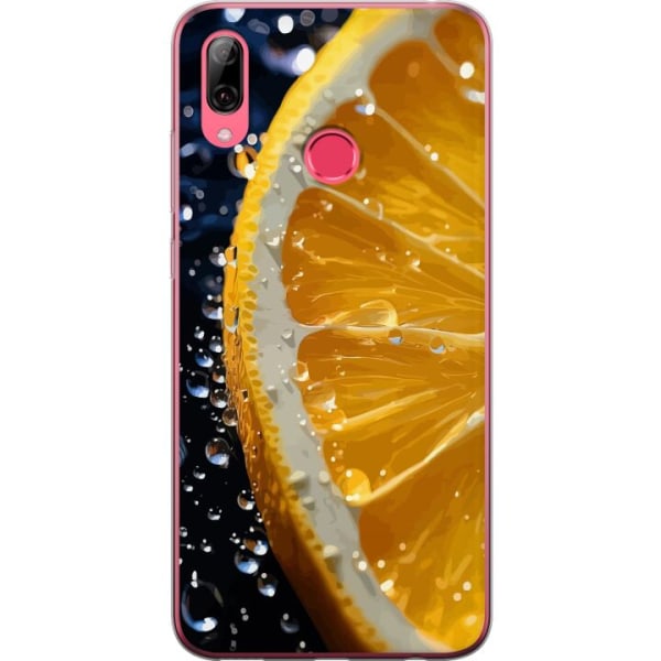 Huawei Y7 (2019) Genomskinligt Skal Apelsin