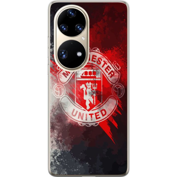 Huawei P50 Pro Genomskinligt Skal Manchester United