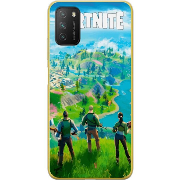 Xiaomi Poco M3  Gennemsigtig cover Fortnite