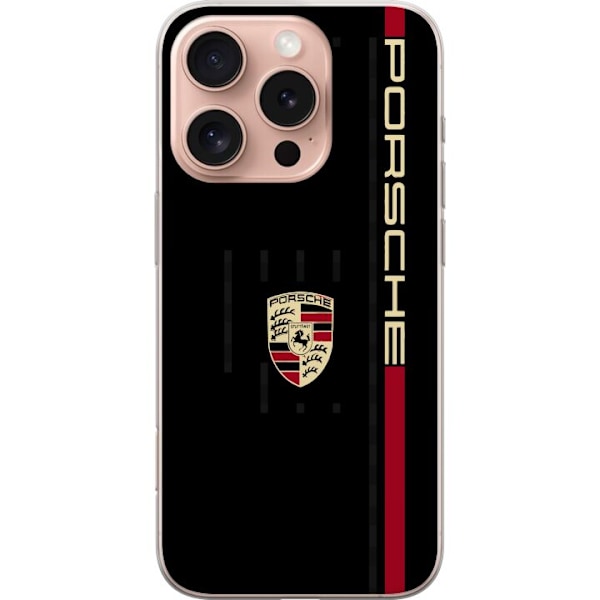 Apple iPhone 16 Pro Genomskinligt Skal Porsche