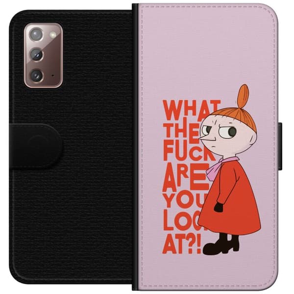 Kompatibel Tegnebogsetui til Samsung Galaxy Note20 Lilla My Förvånad pink
