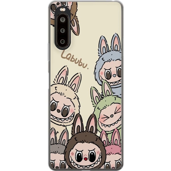 Sony Xperia 10 II Läpinäkyvä kuori Labubu Pastel Collection