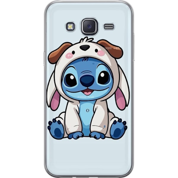 Samsung Galaxy J5 Läpinäkyvä kuori Stitch Koirapuku Lilo & Stitch Disney Hauska Design Sininen Avaruusolento Sarjakuva Hahmo Suosittu Lapsille Suos