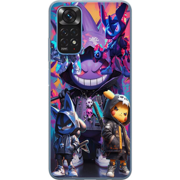 Xiaomi Redmi Note 11 Gennemsigtig cover Pokemon