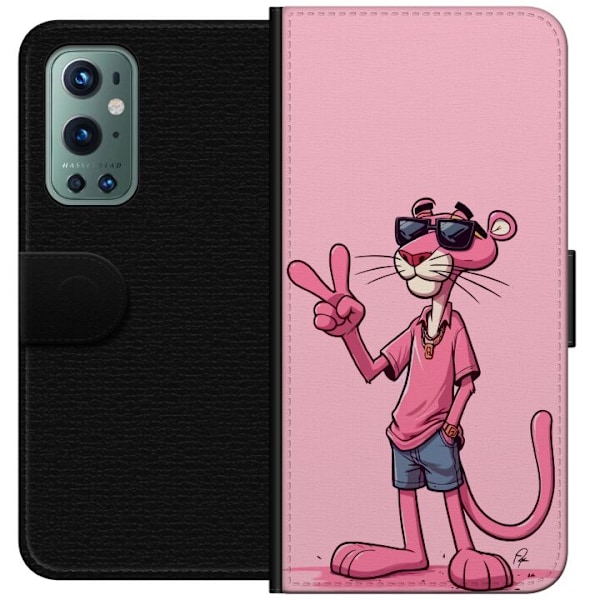 OnePlus 9 Pro Lompakkokotelo Pink Panter Peace