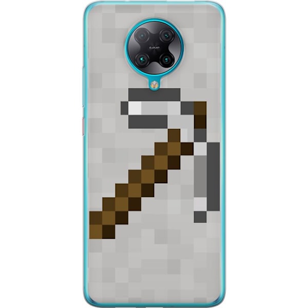 Xiaomi Poco F2 Pro Gennemsigtig cover Minecraft Værktøjer