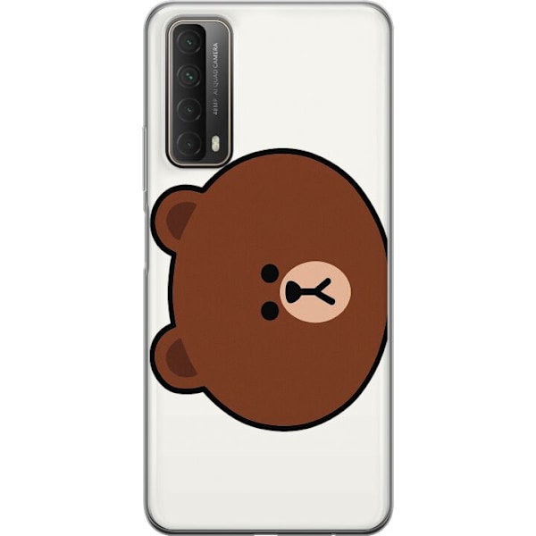 Huawei P smart 2021 Läpinäkyvä kuori line friends brown