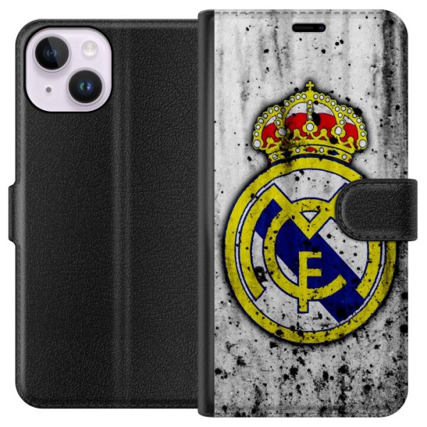 Apple iPhone 15 Tegnebogsetui Real Madrid CF f3e7 | Plånboksfodral | Fyndiq