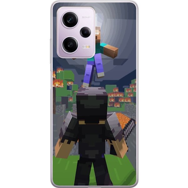 Xiaomi Redmi Note 12 Pro Läpinäkyvä kuori Minecraft