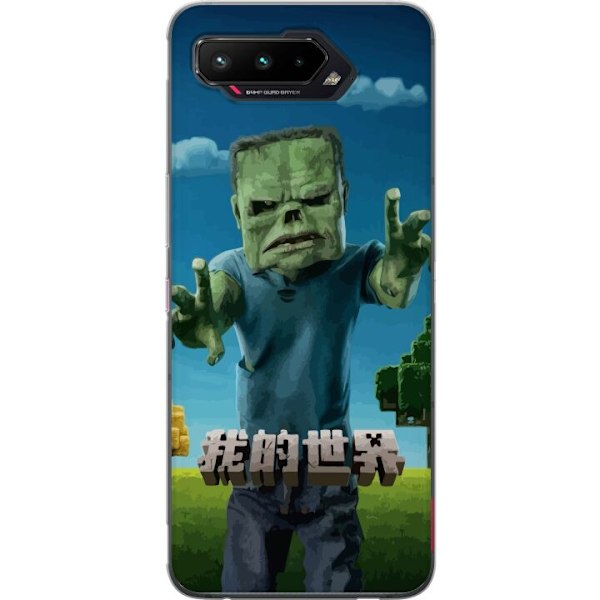 Asus ROG Phone 5 Gjennomsiktig deksel A Minecraft Movie