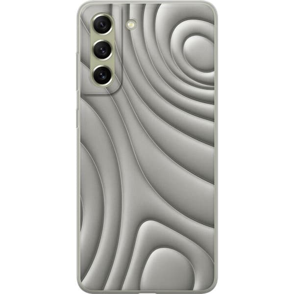 Kompatibelt Mobilskal till Samsung Galaxy S21 FE 5G Silver Waves