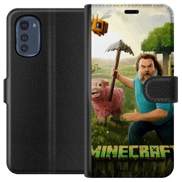 Motorola Moto E32s Tegnebogsetui A Minecraft Movie
