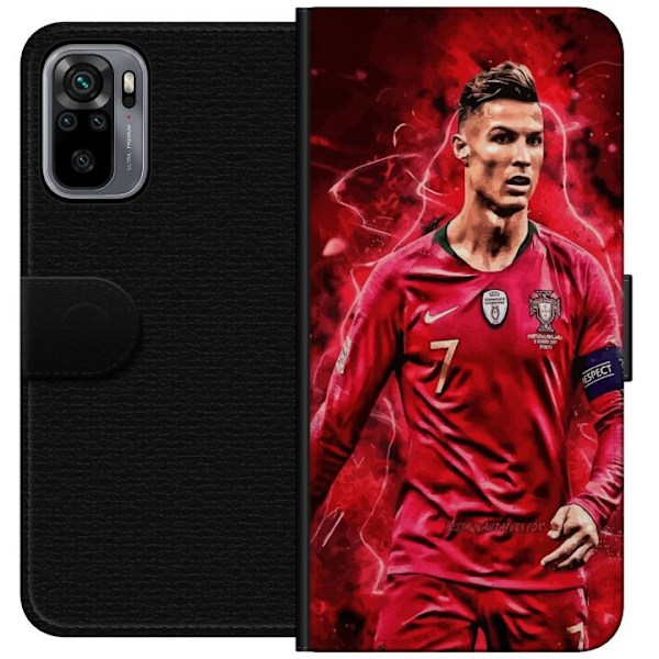 Xiaomi Redmi Note 10S Plånboksfodral Ronaldo Skills – CR7 D