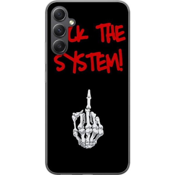 Samsung Galaxy A05s Genomskinligt Skal Fuck System