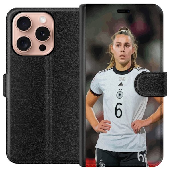 Apple iPhone 16 Pro Lommeboketui Lena Oberdorf (VfL Wolfsburg)