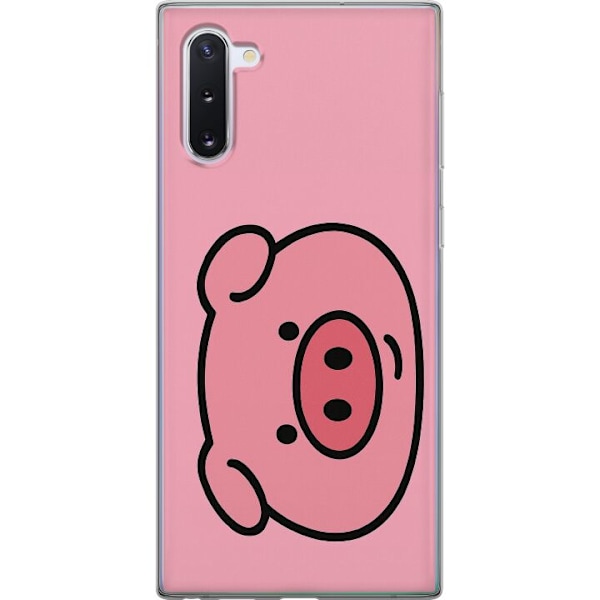 Samsung Galaxy Note10 Läpinäkyvä kuori Kawaii Piggy