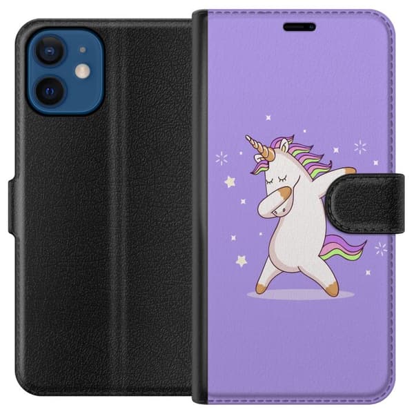 Kompatibelt Plånboksfodral till Apple iPhone 12 mini Unicorn Dab