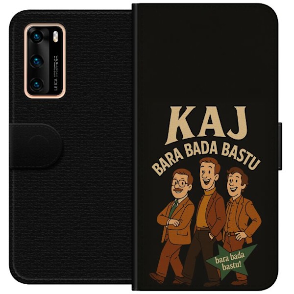 Huawei P40 Plånboksfodral Kaj Bara Bada Bastu Festivalen