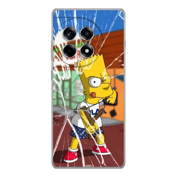 OnePlus 12R Läpinäkyvä kuori Bart Simpson