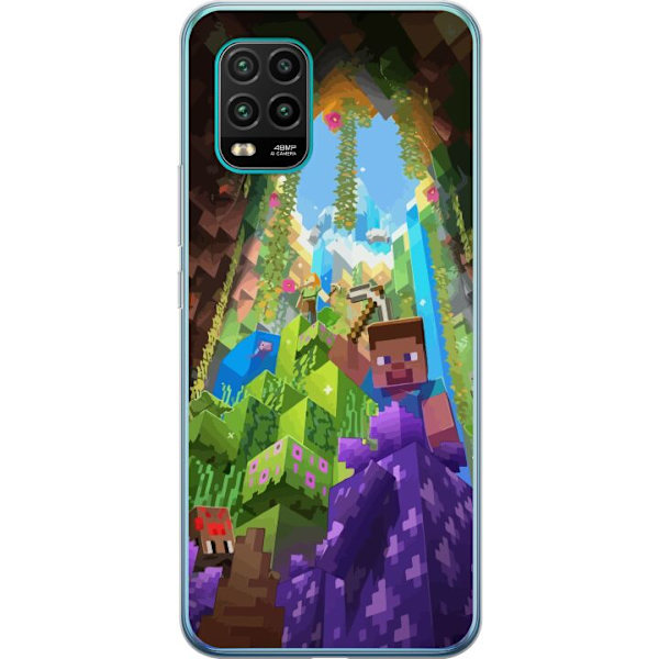 Xiaomi Mi 10 Lite 5G Genomskinligt Skal Minecraft