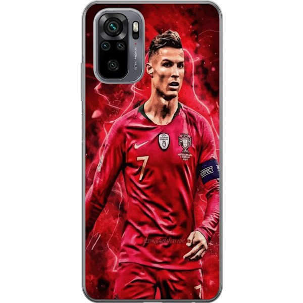 Xiaomi Redmi Note 10 Genomskinligt Skal Ronaldo Skills – CR7