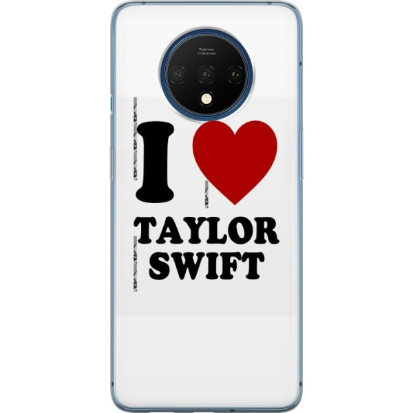OnePlus 7T Genomskinligt Skal Taylor Swift