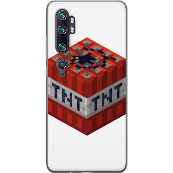 Xiaomi Mi Note 10 Pro Läpinäkyvä kuori Minecraft TNT