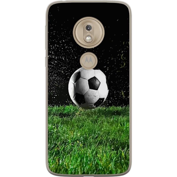 Motorola Moto G7 Play Gennemsigtig cover Fodbold Handling