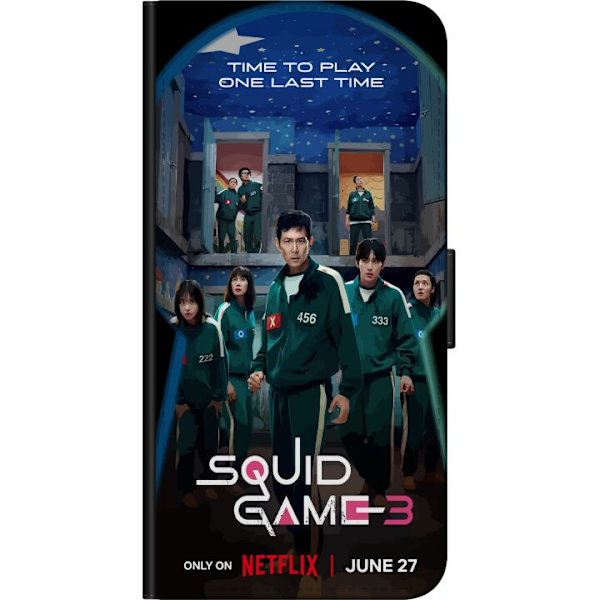 Huawei P smart 2021 Plånboksfodral Squid Game Säsong 3 Seriefigurer Populärt TV Serie Motiv Ikoner Spänning Drama Asiatisk Design Trend