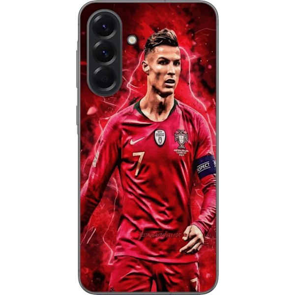Samsung Galaxy A56 Gjennomsiktig deksel Ronaldo Ferdigheter - CR7 Design for Ekte Supportere