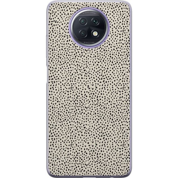Kompatibelt Mobildeksel til Xiaomi Redmi Note 9T Beige minileopard beige